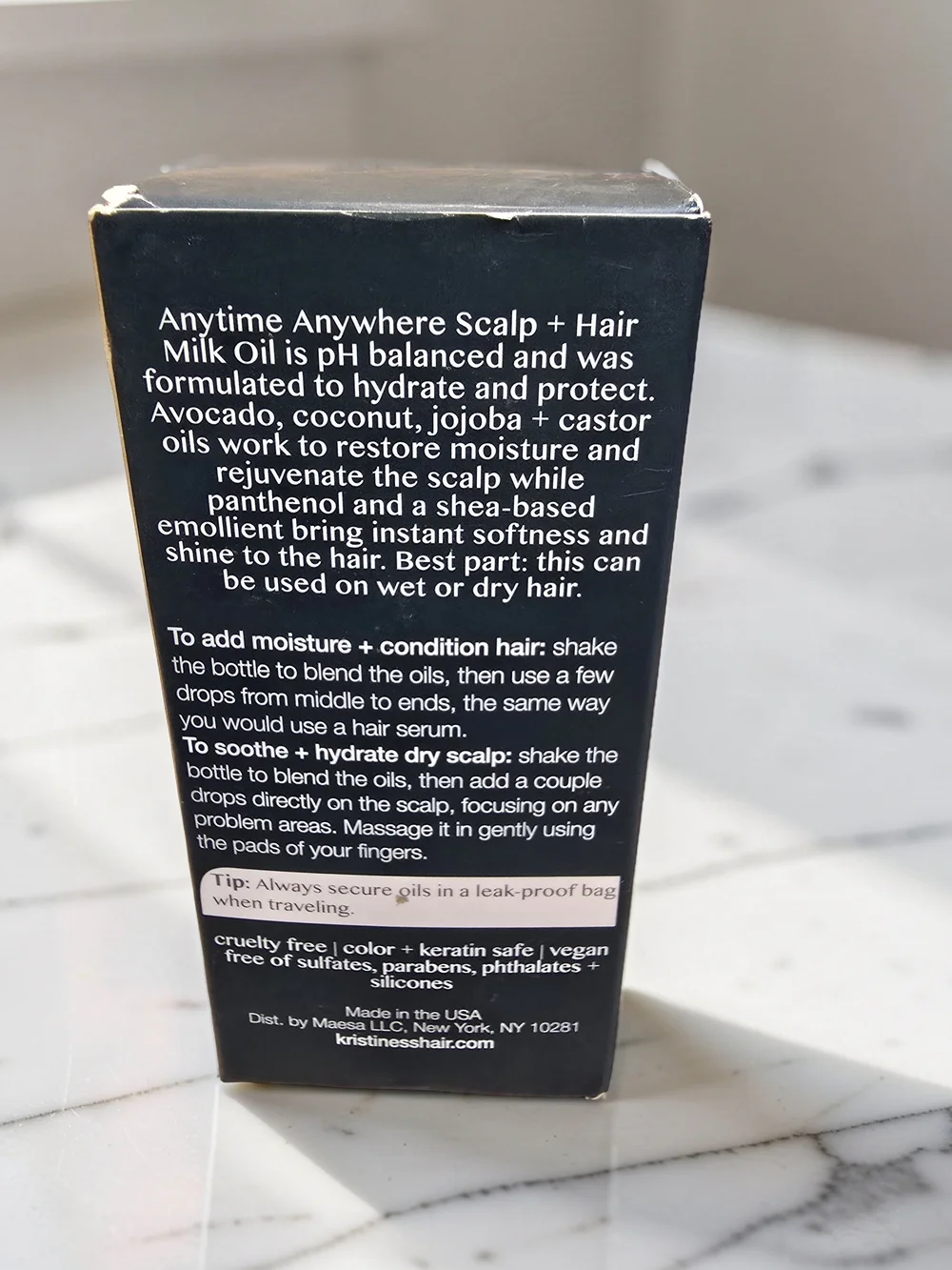 Kristin Ess Anytime Anywhere Scalp + Hair Milk Oil - 1.69 fl oz NEW
